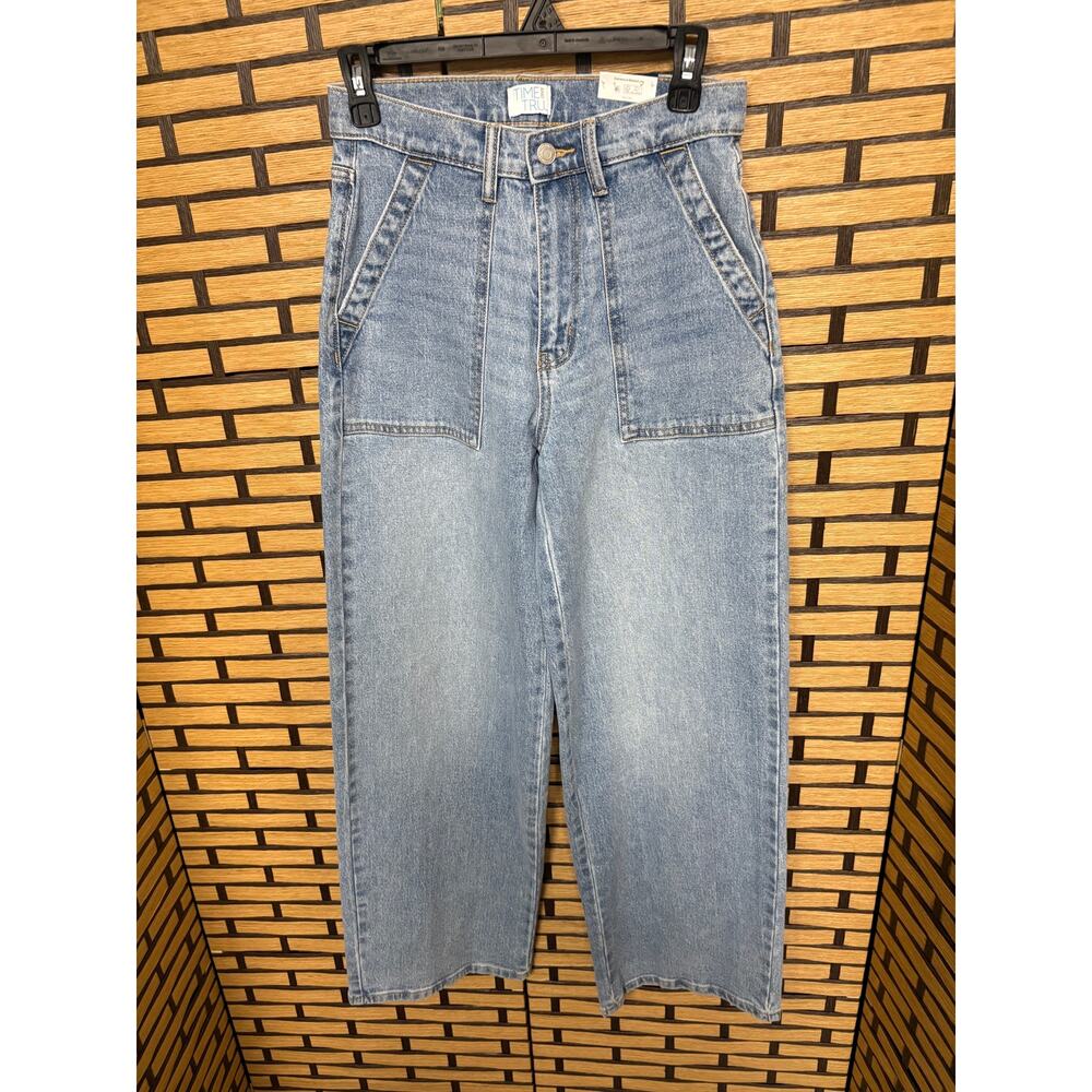 Time And Tru Relaxed Fit Utility Trouser Jeans Size‎ 0